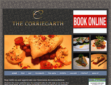 Tablet Screenshot of corriegarth.com